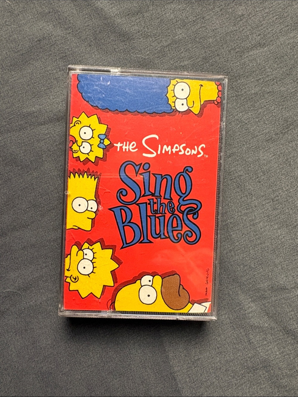 The Simpsons "Sing the Blues" Cassette Tape 1990 - TESTED